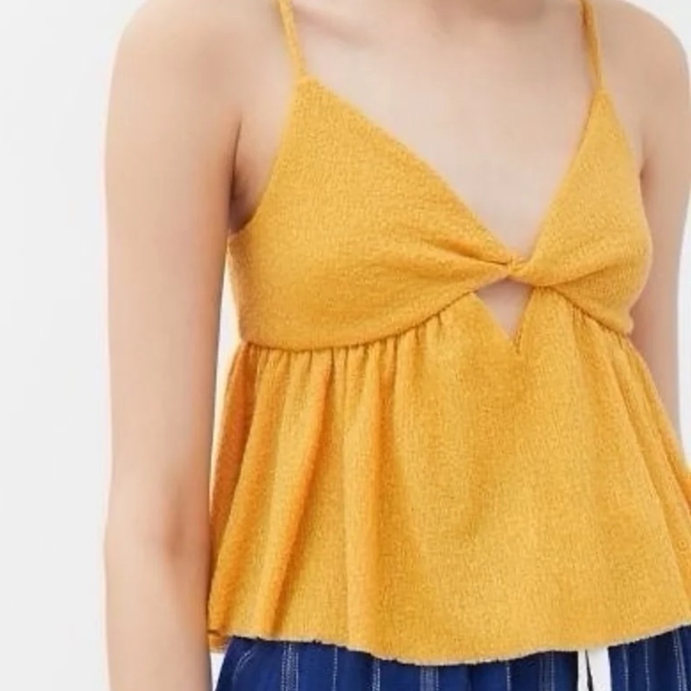Urban Outfitters cut out marigold tank size xs